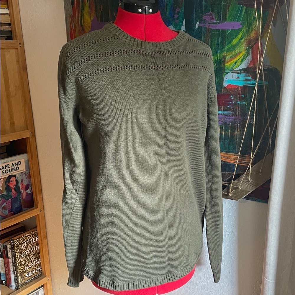 tentree Olive Green Women's Sweater